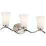 3_Kichler Armida 23" Wide Brushed Nickel 3-Light Bath Light