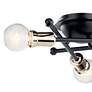 3_Kichler Armstrong 15" Wide Black 3-Light Ceiling Light more views