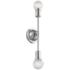 Kichler Armstrong 16 3/4" High Chrome 2-Light Wall Sconce