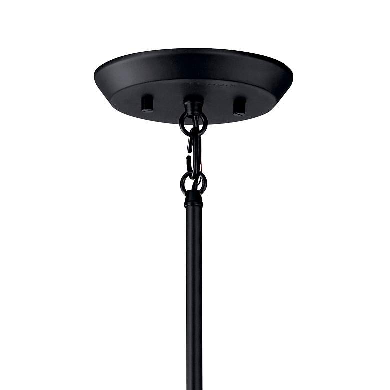 Image 5 Kichler Armstrong 20" Wide Black 6-Light Sputnik Chandelier more views