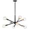 Kichler Armstrong 30" Wide Black 8-Light Sputnik Chandelier