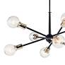 2_Kichler Armstrong 30" Wide Black 8-Light Sputnik Chandelier more views