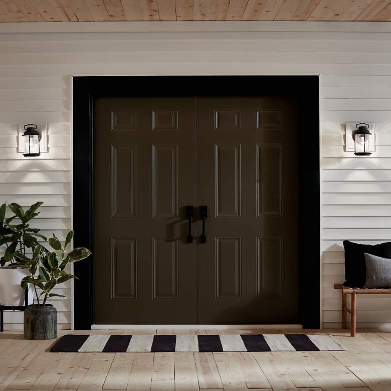 Image 4 Kichler Ashland Bay 11"H Zinc Small Outdoor Wall Light more views