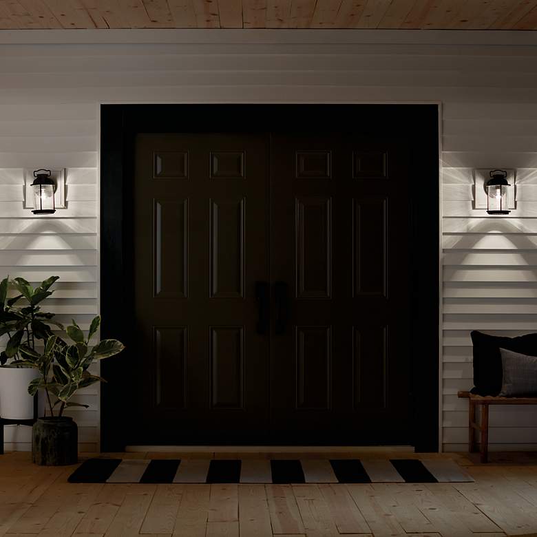 Image 5 Kichler Ashland Bay 11"H Zinc Small Outdoor Wall Light more views
