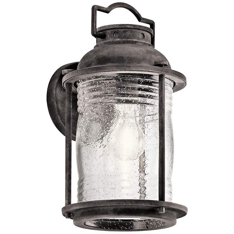 Image 2 Kichler Ashland Bay 13 1/2 inch High Zinc Outdoor Wall Light