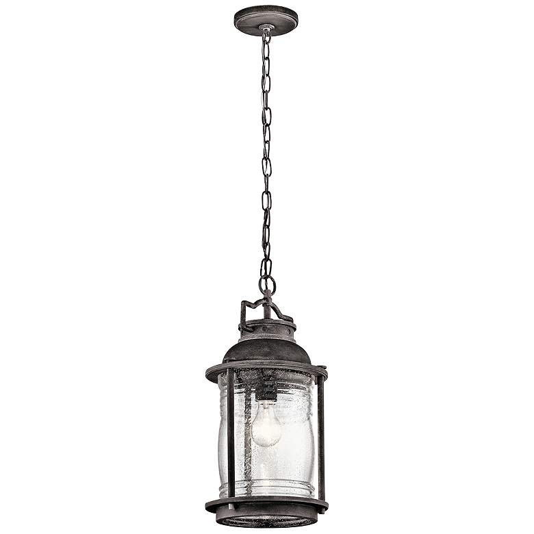 Image 1 Kichler Ashland Bay 17 3/4 "High Zinc Outdoor Hanging Light