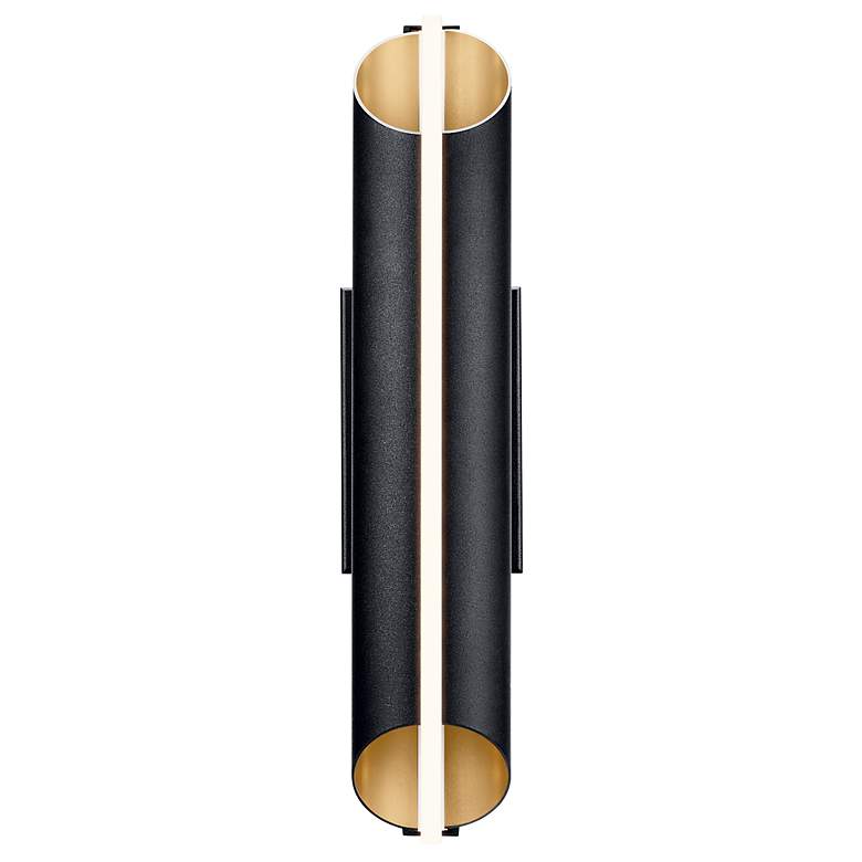 Image 5 Kichler Astalis 20 3/4" High Black LED Outdoor Wall Light more views
