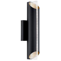 Kichler Astalis 21&quot; High Gold and Black Modern LED Outdoor Wall Light