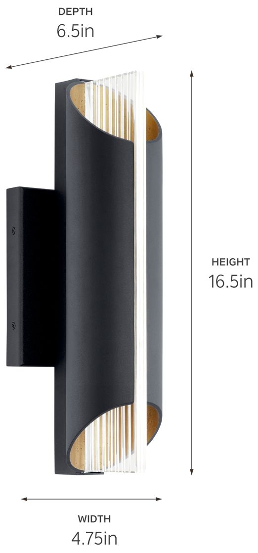 Kichler Astalis Outdoor Wall 1Lt LED