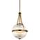 Kichler Aster 15 1/4"W Natural Brass Orb 3-Light Pendant