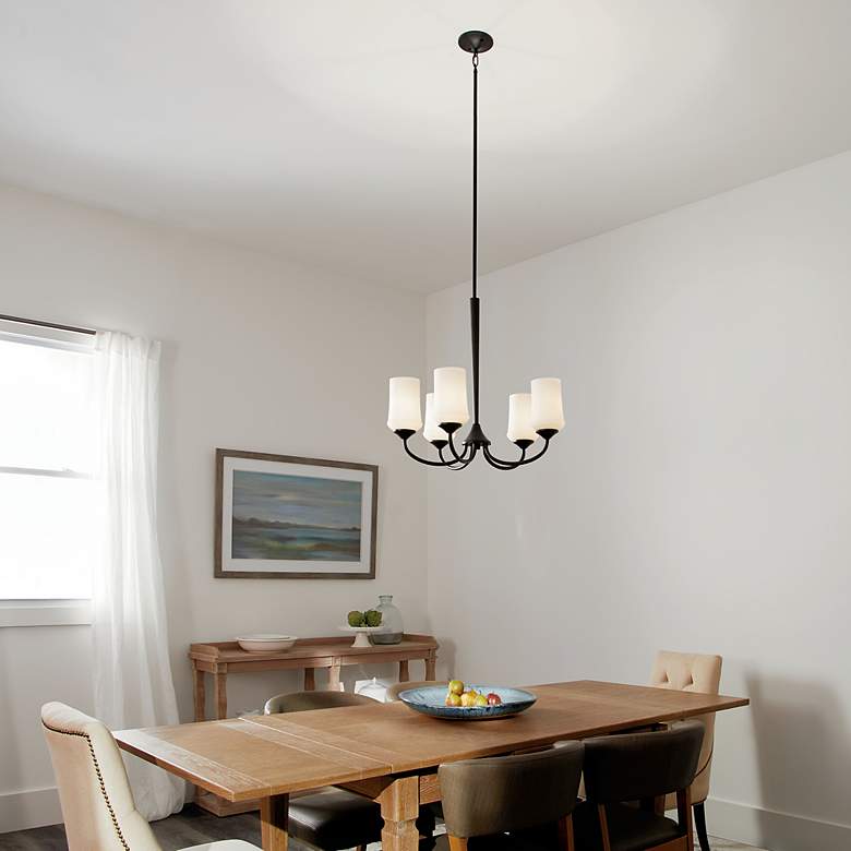Image 5 Kichler Aubrey 25" Wide Olde Bronze 5-Light Chandelier more views