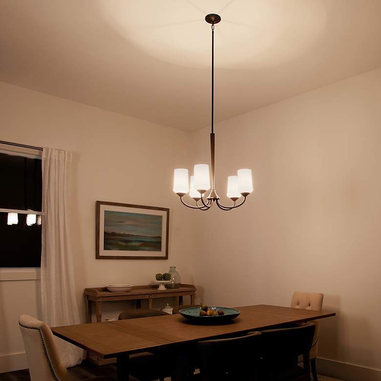 Image 6 Kichler Aubrey 25" Wide Olde Bronze 5-Light Chandelier more views