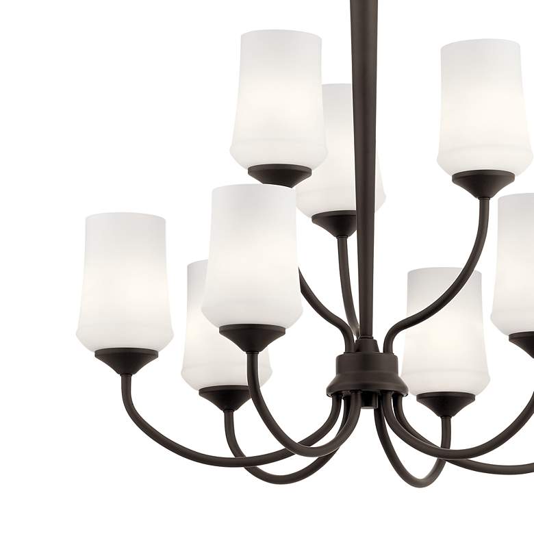 Image 2 Kichler Aubrey 28 3/4" Wide Olde Bronze 9-Light Chandelier more views