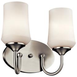 Kichler Aubrey Brushed Nickel Bath 2Lt LED