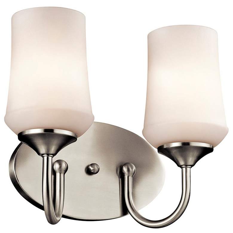 Image 1 Kichler Aubrey Brushed Nickel Bath 2Lt