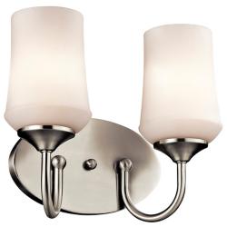 Kichler Aubrey Brushed Nickel Bath 2Lt