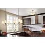 2_Kichler Aubrey Brushed Nickel Chandelier 3Lt more views