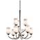 Kichler Aubrey Brushed Nickel Chandelier 9Lt