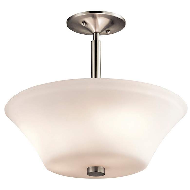 Image 1 Kichler Aubrey Brushed Nickel Semi Flush 3Lt