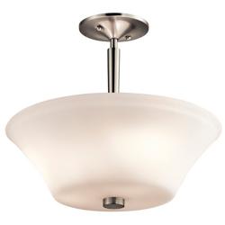 Kichler Aubrey Brushed Nickel Semi Flush 3Lt