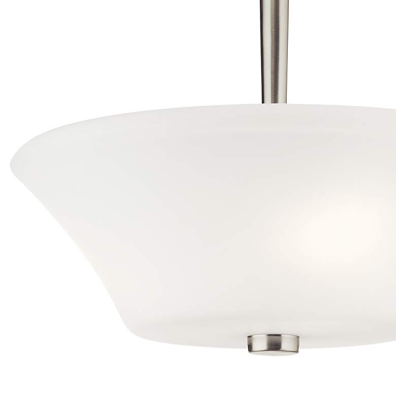 Image 2 Kichler Aubrey Brushed Nickel Semi Flush 3Lt more views
