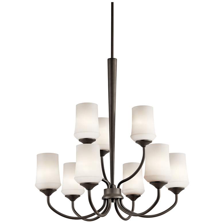 Image 1 Kichler Aubrey Olde Bronze Chandelier 9Lt LED