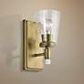Kichler Audrea 10" High Natural Brass Wall Sconce