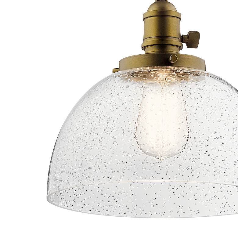 Image 3 Kichler Avery 10 1/4" Wide Natural Brass Dome Mini Pendant more views