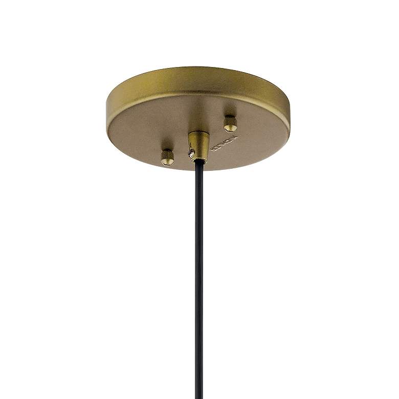 Image 4 Kichler Avery 10 1/4" Wide Natural Brass Dome Mini Pendant more views