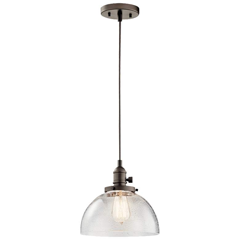 Image 1 Kichler Avery 10 1/4" Wide Olde Bronze Mini Pendant