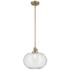 Kichler Avery 14 1/2" Wide Natural Brass Clear Glass Globe Pendant