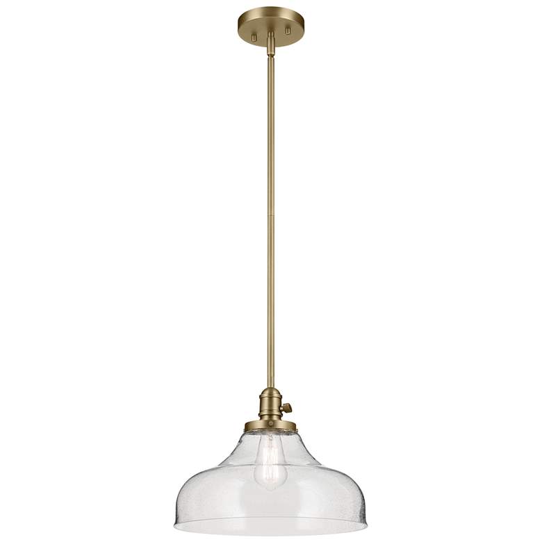 Image 1 Kichler Avery 14 1/2" Wide Natural Brass Pendant Light