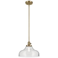 Kichler Avery 14 1/2" Wide Natural Brass Pendant Light