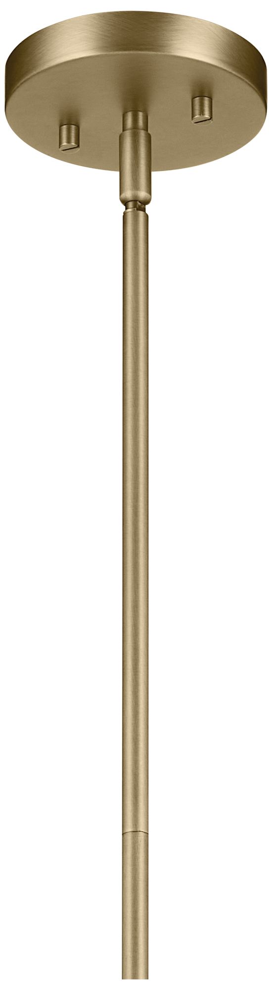 Image 4 Kichler Avery 14 1/2" Wide Natural Brass Pendant Light more views