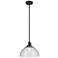 Kichler Avery 14" Wide Black Dome Pendant Light