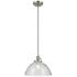 Kichler Avery 14" Wide Brushed Nickel and Seeded Glass Dome Pendant