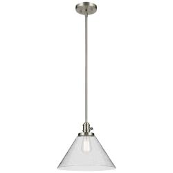 Kichler Avery 14" Wide Brushed Nickel Cone Pendant Light