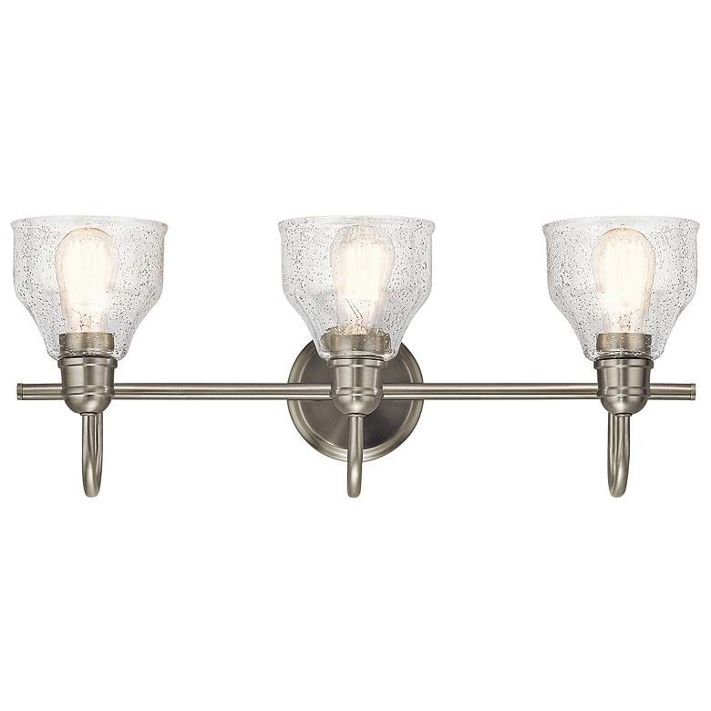 Image 3 Kichler Avery 24" Wide Brushed Nickel 3-Light Bath Light more views
