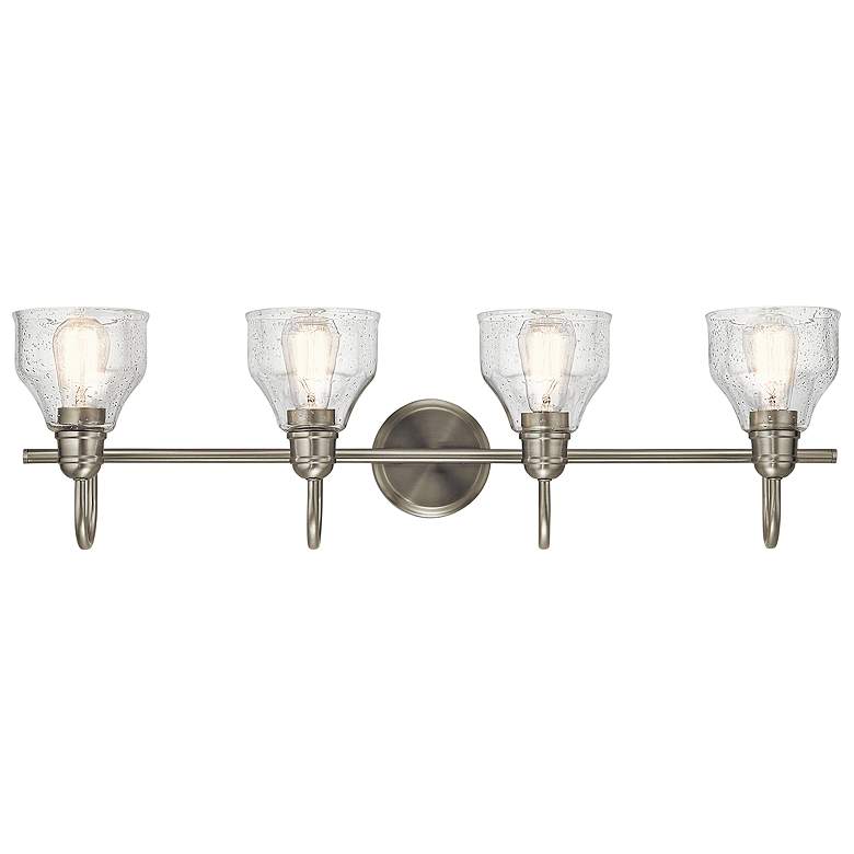 Image 3 Kichler Avery 33 1/4" Wide Brushed Nickel 4-Light Bath Light more views