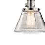 3_Kichler Avery 8" Wide Brushed Nickel Mini Pendant more views