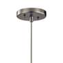 4_Kichler Avery 8" Wide Brushed Nickel Mini Pendant more views