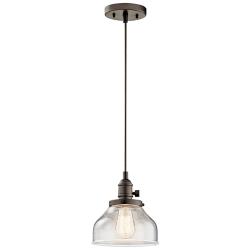 Kichler Avery™ 8" Wide Olde Bronze Bell Mini Pendant Light