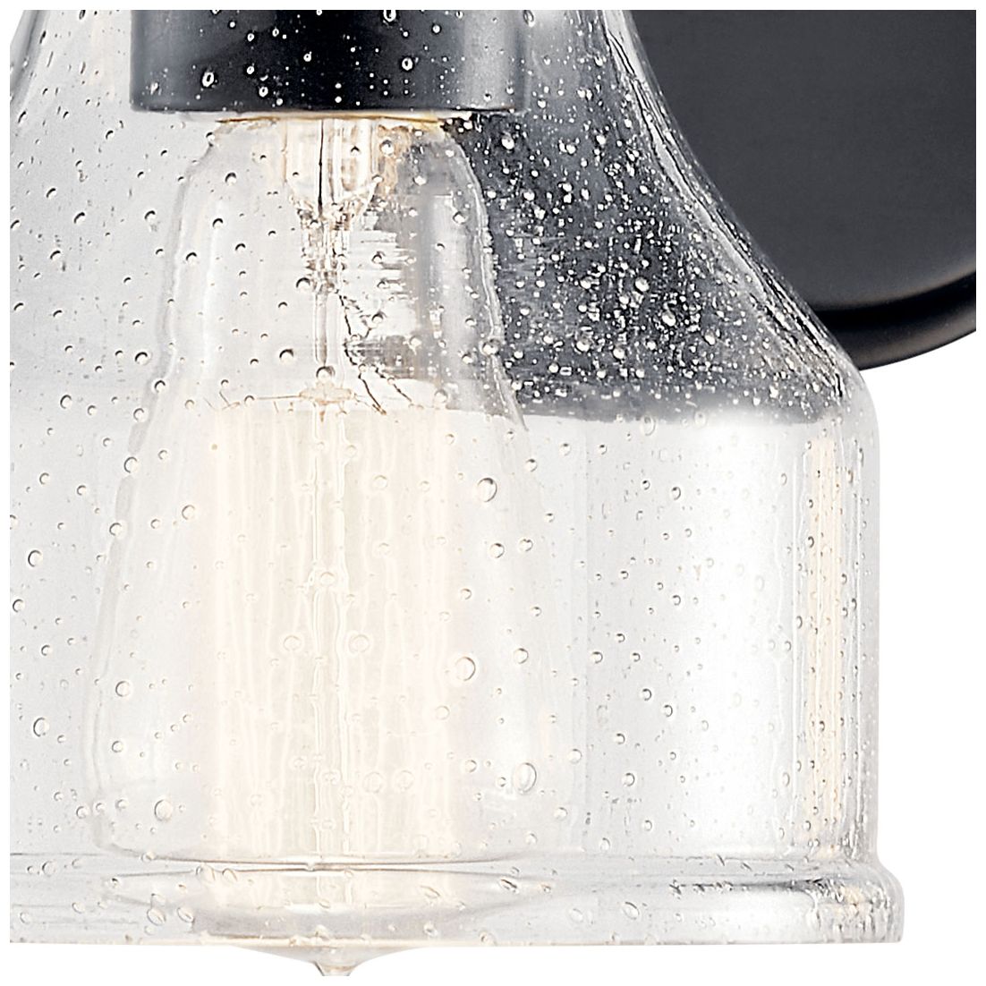 Image 4 Kichler Avery 9 1/2" High Black 2-Light Wall Sconce more views