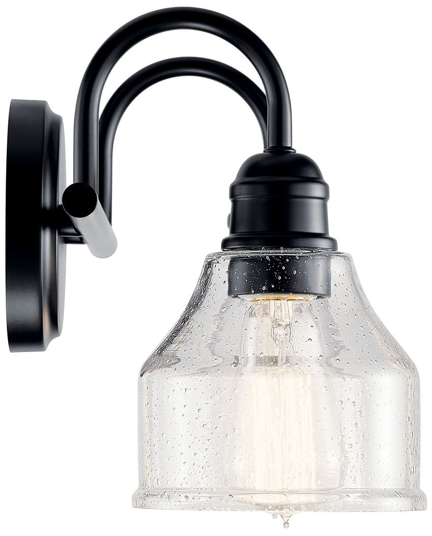 Image 5 Kichler Avery 9 1/2" High Black 2-Light Wall Sconce more views