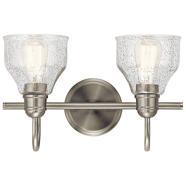 Image 3 Kichler Avery 9 1/4" High Brushed Nickel 2-Light Wall Sconce more views