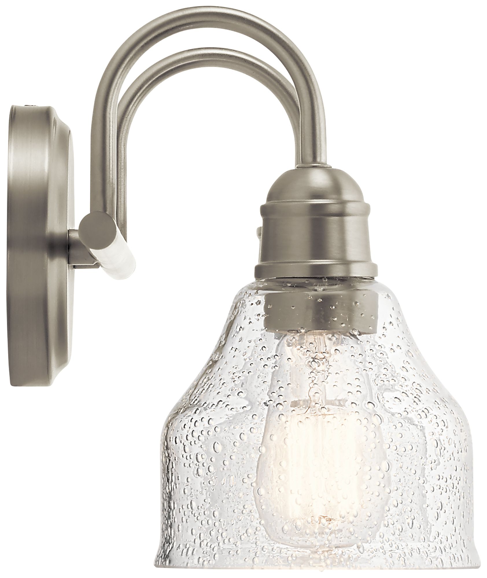Image 5 Kichler Avery 9 1/4" High Brushed Nickel 2-Light Wall Sconce more views