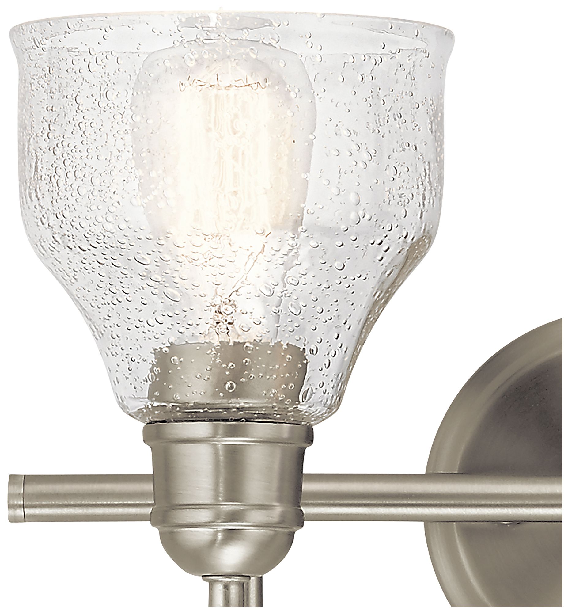 Image 6 Kichler Avery 9 1/4" High Brushed Nickel 2-Light Wall Sconce more views