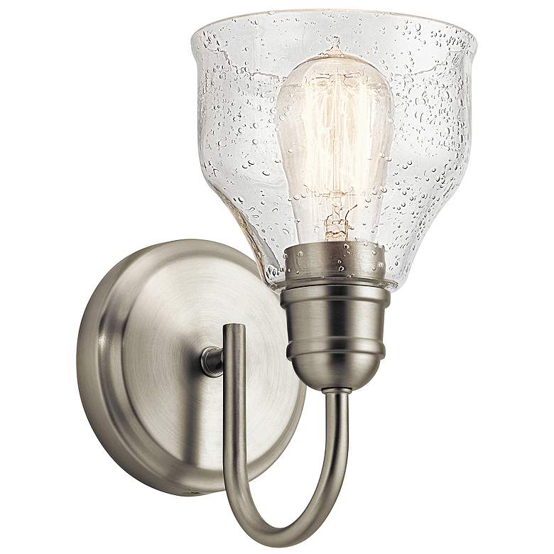 Image 2 Kichler Avery 9 1/4" High Brushed Nickel Wall Sconce