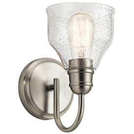 Image2 of Kichler Avery 9 1/4" High Brushed Nickel Wall Sconce