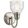Kichler Avery 9 1/4" High Brushed Nickel Wall Sconce